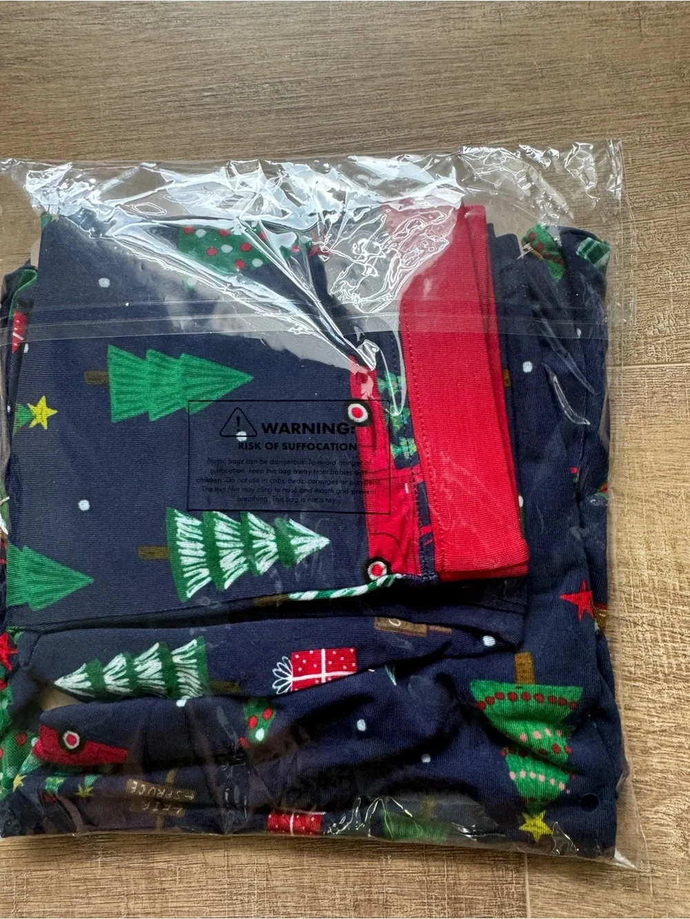 NEW Little Sleepies Green Christmas Tree Pajama Set